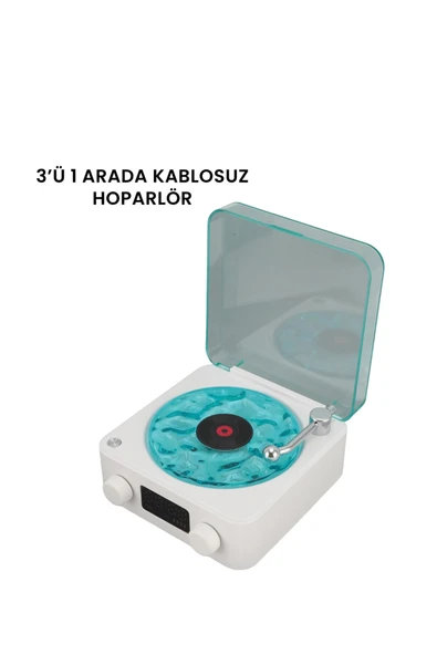 Kablosuz Bluetooth Hoparlör MAVİ ürün görseli 1