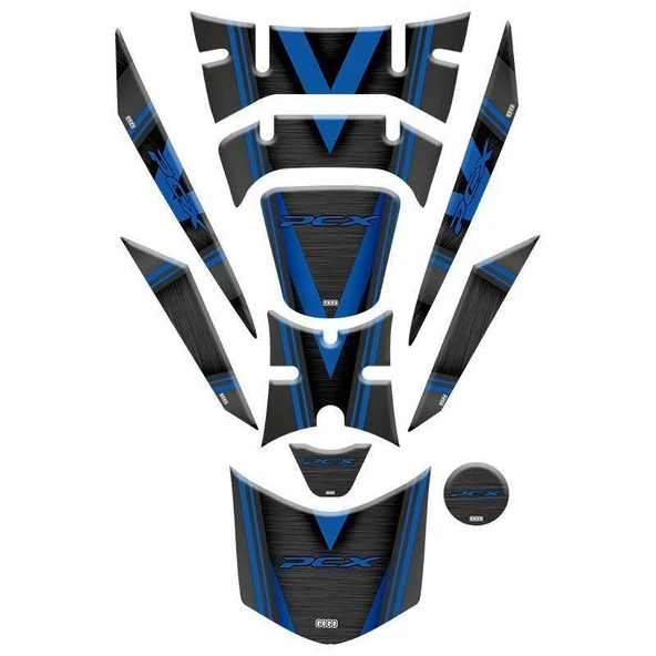 TANK PAD SET PCX 2018 - 2020 - Resim 2