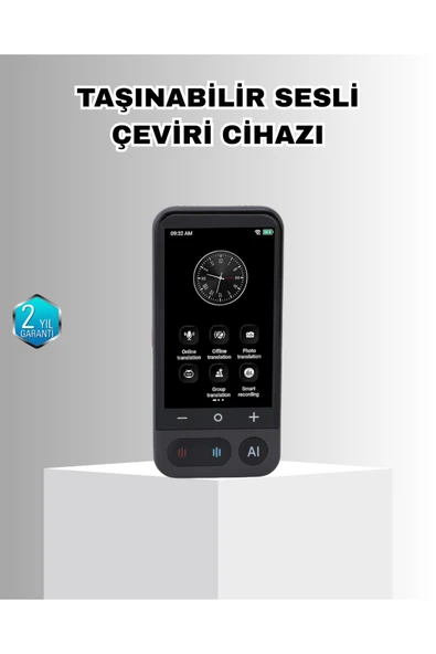 Akıllı Taşınabilir Tercüman – 17 Çevrimdışı, 139 Çevrimiçi Dil Desteği ürün görseli 1