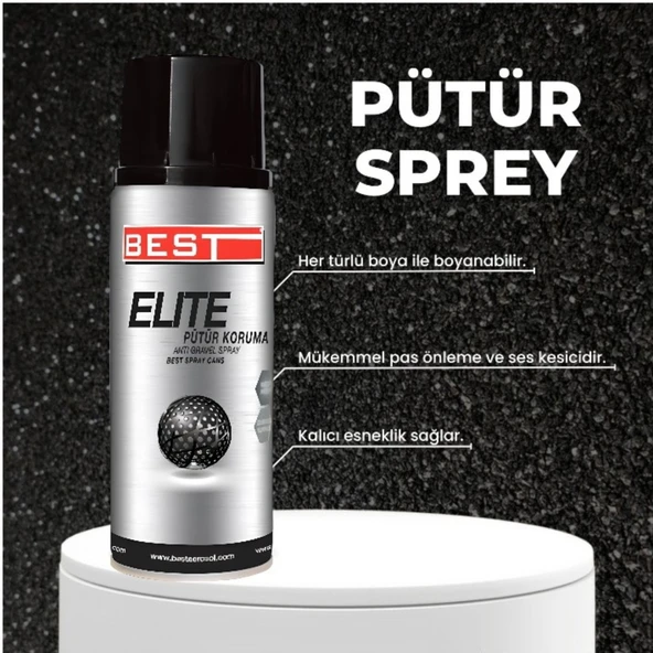 BEST PÜTÜR BOYA 400 ML GRİ BPT - Resim 3