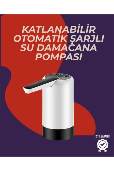 Şarjlı Damacana Su Pompası Otomatik ve Taşınabilir ürün görseli 1