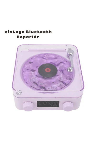 Retro Bluetooth Hoparlör MOR ürün görseli 1