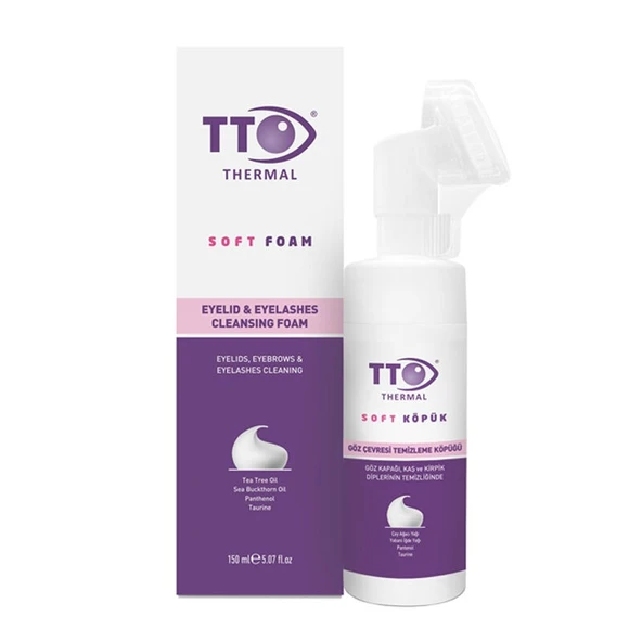 TTO Soft Göz Çevresi Temizleme Köpüğü 150 ml ürün görseli 1