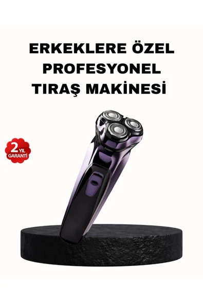 Şarjlı Saç ve Sakal Tıraş Makinesi Kablosuz Kompakt Tasarımlı ürün görseli 1