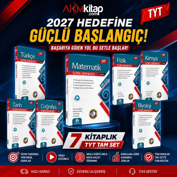 Bilgi Sarmal TYT Soru Bankası Seti 7 Kitap ürün görseli 1