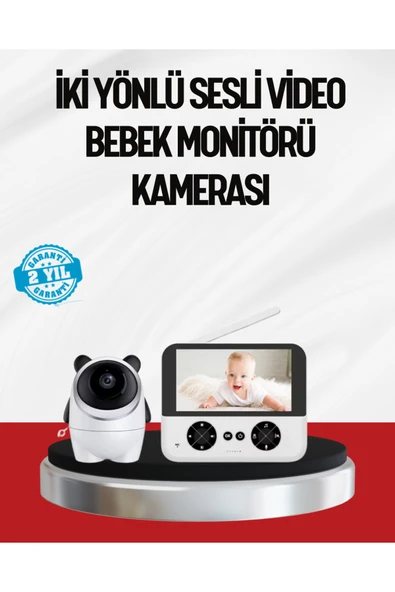 Görüntülü Bebek Monitörü 4.3 İnç Ekran ve Sesli İletişim ürün görseli 1