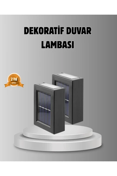 Güneş Enerjili 6 LED Solar Lamba  Fotoselli, Su Geçirmez ve Çevre Dostu Bahçe Işığı ürün görseli 1
