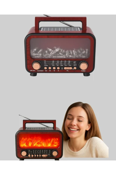 Alev Efektli Bluetooth Hoparlör - Resim 5