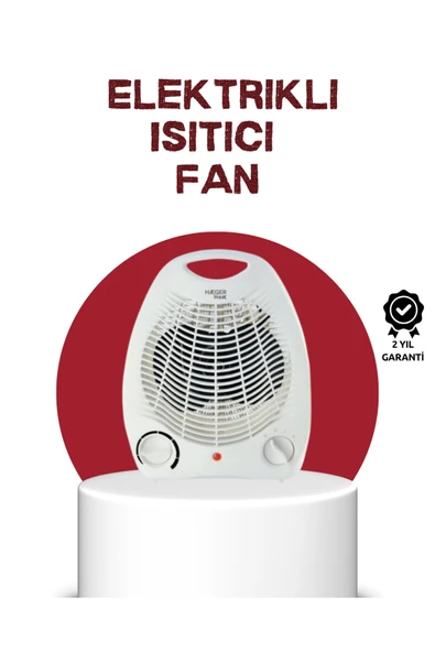 2000W Taşınabilir Elektrikli Fanlı Isıtıcı – Hızlı Isınma, Kompakt Boy ürün görseli 1