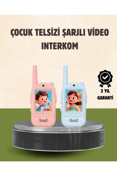 Görüntülü Walkie Talkie Çocuklar İçin Video İnterkomlu Oyuncak ürün görseli 1