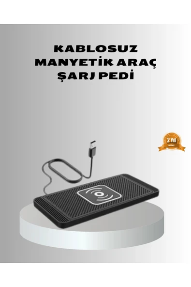 Manyetik Şarj Pedi 7.5W 10W 15W Hızlı Şarj Kaymaz Tabanlı ürün görseli 1