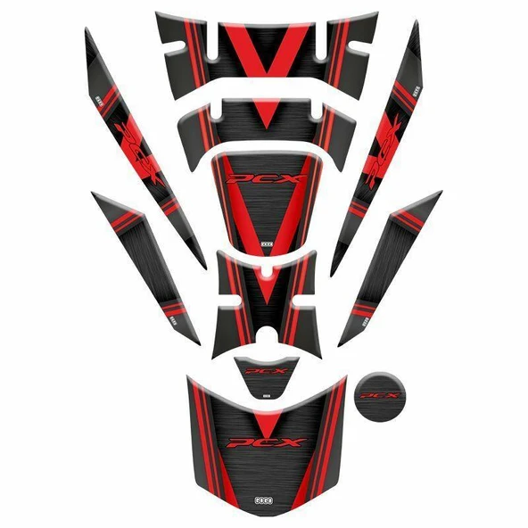 TANK PAD SET PCX 2018 - 2020 - Resim 4