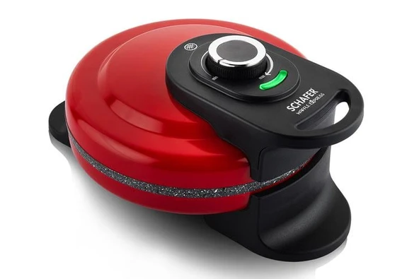 Schafer Waffle Express Waffle Makinesi - Kırmızı ürün görseli 1
