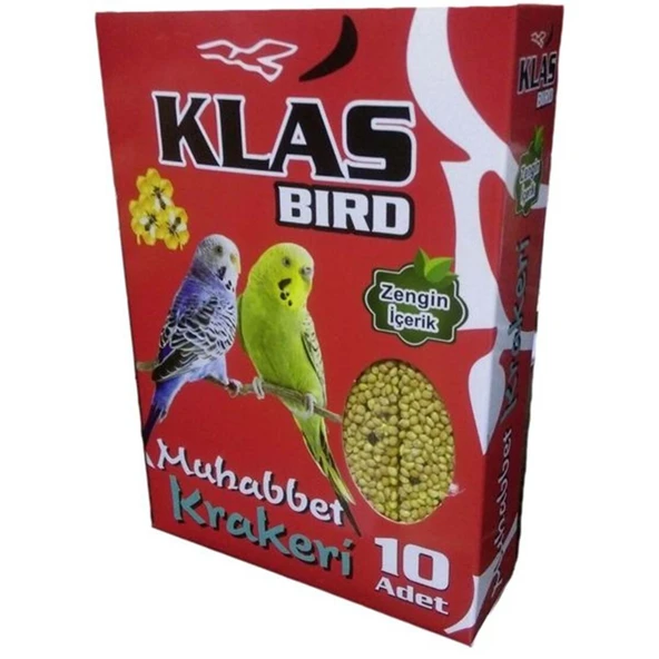 KLAS BIRD MUHABBET KRAKERİ 10LU ürün görseli 1