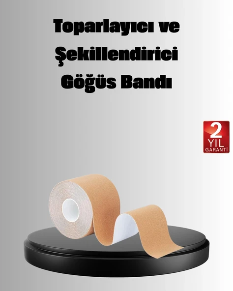 Nevamel Askısız Görünmez Göğüs Bandı – Dekolteli Kıyafetler İçin Destekleyici Bant ürün görseli 1
