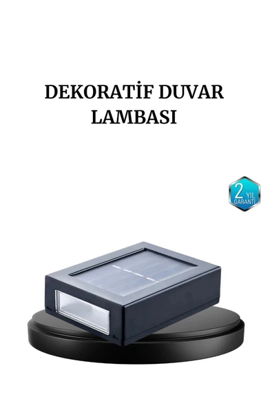 6 LED Güneş Enerjili Sensörlü Lamba  Akıllı Işık Sensörlü, Enerji Tasarruflu Bahçe Aydınlatma ürün görseli 1