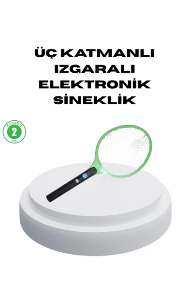 Pil ile Çalışan Elektronik Sinek Öldürücü – Çocuk ve Evcil Hayvan Dostu Tasarım ürün görseli 1