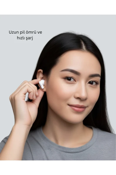 FB28 DİL ÇEVİRİ KULAKLIK BEYAZ - Resim 2