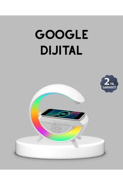 Kablosuz Şarjlı Bluetooth Hoparlör ve Gece Lambası – NFC, FM Radyo, RGB Işık ürün görseli 1