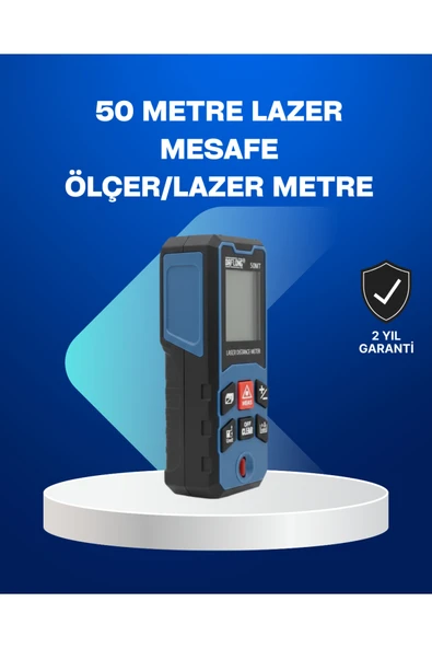 Profesyonel Lazer Metre Hassas Ölçüm ve Dijital Ekran ürün görseli 1