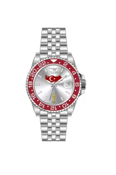 FM44003A-TR Quartz Çelik Gri 40 mm Dünya Kupasına Özel Erkek Kol Saati ürün görseli 1
