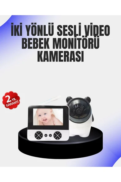 Uzaktan Kontrollü Bebek Kamerası Ninni ve Zoom Özellikli ürün görseli 1