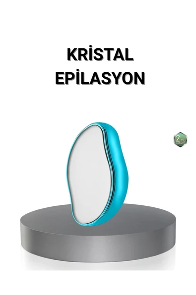 Kristal Tüy Alıcı Epilatör Kremsiz Kullanım Yüz ve Vücut İçin ürün görseli 1