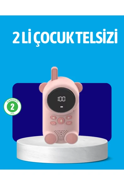 USB Şarjlı Çocuk Telsizi – Renkli Ekran, VOX Modu, Kompakt Tasarım ürün görseli 1