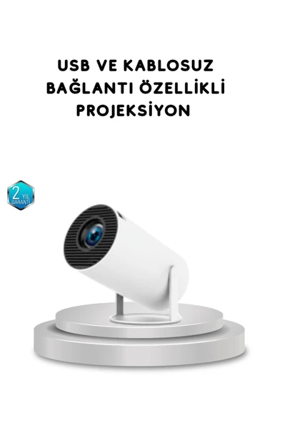 Full HD 4K Uyumlu Projeksiyon Cihazı 130 İnç Geniş Ekran Destekli ürün görseli 1