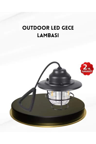 Taşınabilir Retro Çam Konisi Kamp Lambası Gece Işığı Su Geçirmez ürün görseli 1
