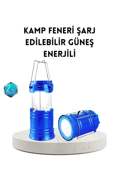 Güneş Enerjisiyle Çalışan Kamp Feneri Hafif Portatif Uzun Ömürlü ürün görseli 1