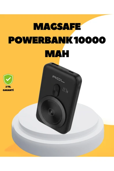 Manyetik Kablosuz Powerbank 22.5W Hızlı Şarj LCD Göstergeli ürün görseli 1