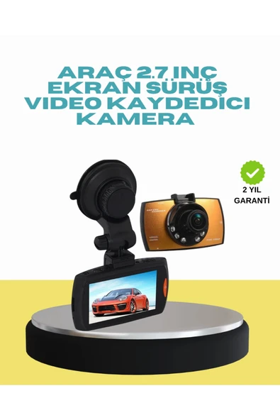 Araç İçi Güvenlik Kamerası Hareket Algılamalı HD DVR ürün görseli 1