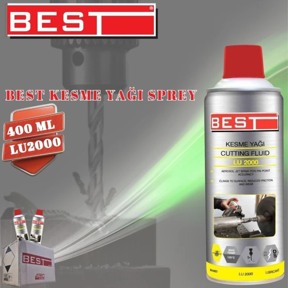 BEST KESME YAĞI SPREY 400 ML LU2000 - Resim 3