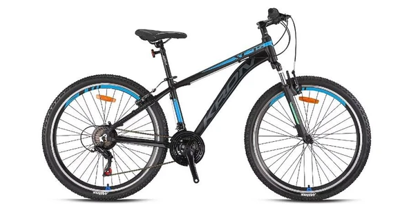 Kron XC 75 27.5" Jant V-Fren 21 Vites Kelebek Vites Dağ Bisikleti Siyah Mavi Füme ürün görseli 1