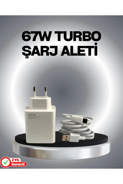 67 Watt Güvenli Hızlı Şarj Adaptörü Samsung M31 M33 M51 Uyumlu ürün görseli 1