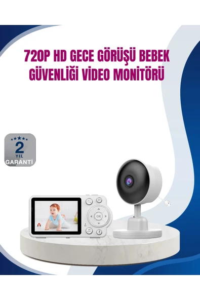 Bebek Monitörü Cry Detection ve HD Gece Görüş Destekli ürün görseli 1