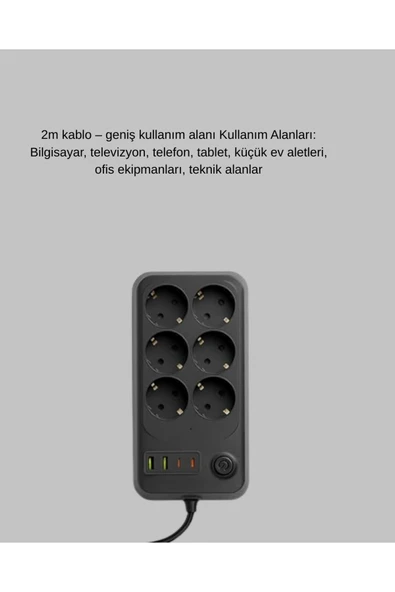 6LI PRİZ - Resim 4