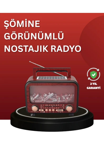Solar Panelli Alev Işıklı Bluetooth Hoparlör – Çoklu Giriş, Uzun Pil Ömrü ürün görseli 1