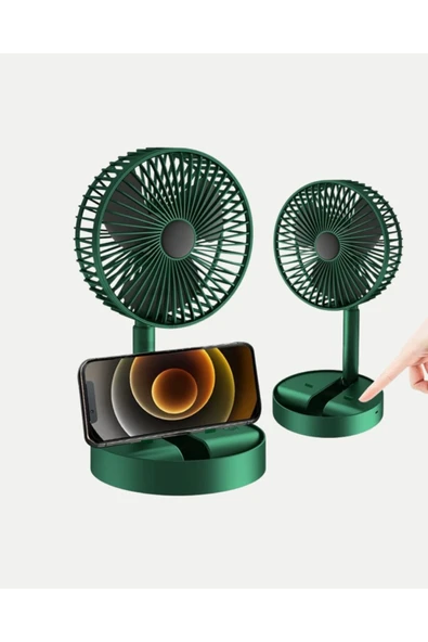 Şarjlı Mini Fan Katlanabilir 3 Hız Ayarlı Taşınabilir Tasarımlı ürün görseli 1