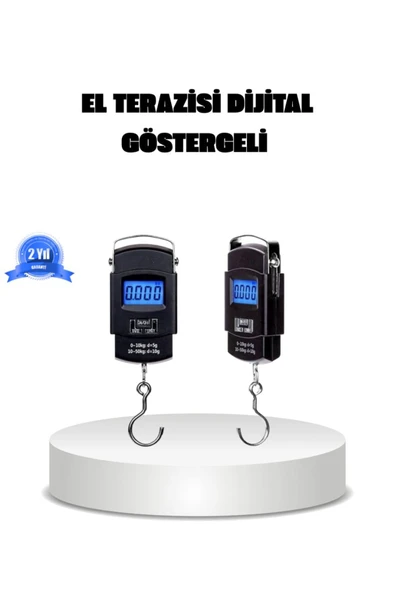 Dijital El Kantarı – 50 Kg Taşıma Kapasiteli, Taşınabilir Hassas Tartı ürün görseli 1