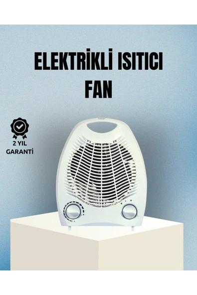 Fanlı Elektrikli Isıtıcı – 3 Kademeli Isı Ayarı ve Güvenli Kullanım ürün görseli 1