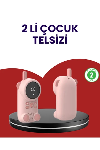 Uzun Menzilli Bebek Telsizi – VOX Modlu, Renkli LCD Ekranlı ürün görseli 1