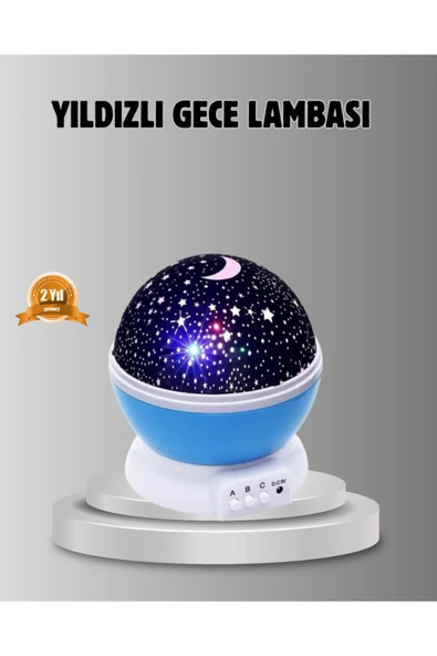 Çocuk Gece Lambası 6 Modlu Renkli LED Enerji Tasarruflu Masal Işığı ürün görseli 1