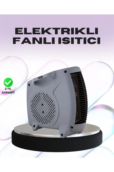 Taşınabilir Fanlı Isıtıcı Elektrikli Termik Korumalı Oda Isıtıcı ürün görseli 1