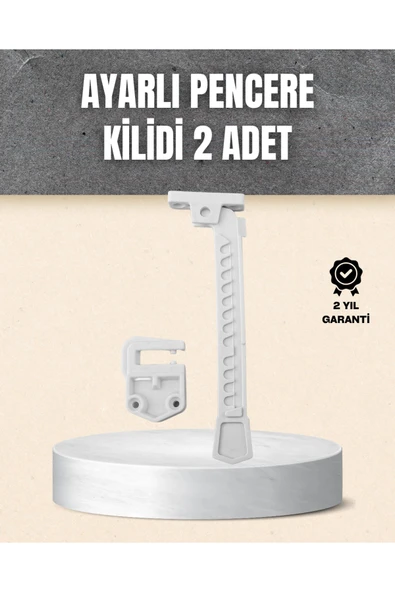Kolay Montajlı Pencere Açılma Sınırlayıcı 2’li Set ürün görseli 1
