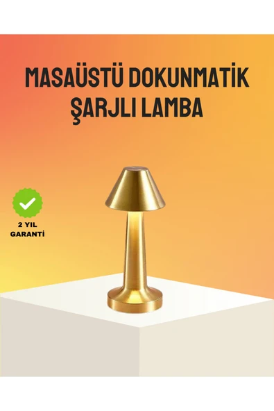Modern Metal Masa Lambası 3 Işık Renkli Kademesiz Parlaklık Ayarlı ürün görseli 1