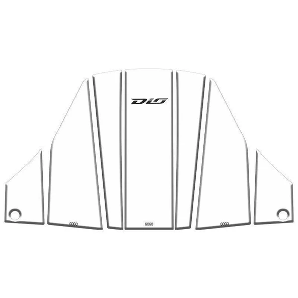 Tank Pad Set HONDA DIO 2021 - 2024 - Resim 2