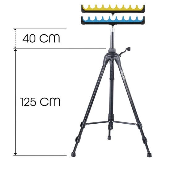 Effe Kamış Ayağı Ayarlı Tripod HG284  Sarı - Resim 2