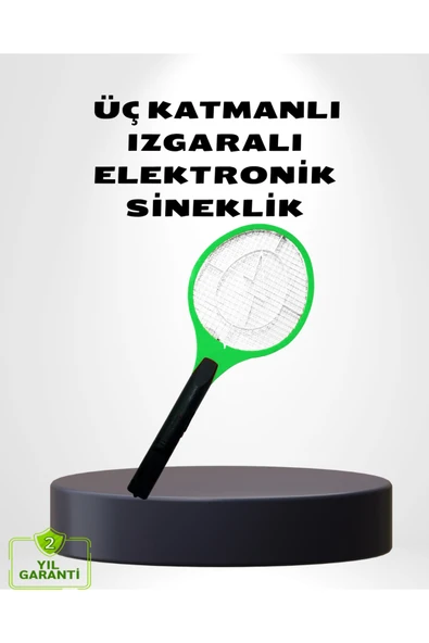 Taşınabilir Elektronik Sineklik – Üç Katmanlı Güvenli Izgara ve Kimyasız Koruma ürün görseli 1